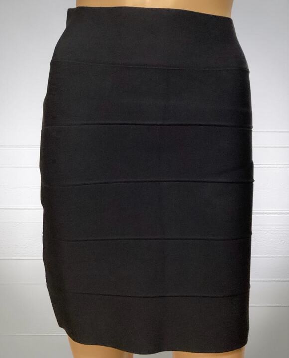 BCBGMAXAZRIA Dresses & Skirts - BCBGMAXAZRIA Black Bandage Pencil Skirt Size Medium Bodycon Fitted NWT